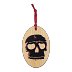 Double Exposure Skull - Wooden Ornament