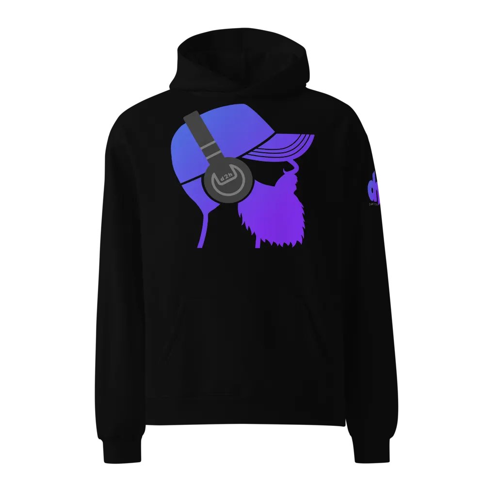 Profile w/ d2h Logo on Sleeve Oversized Pullover Hoodie product image (4)