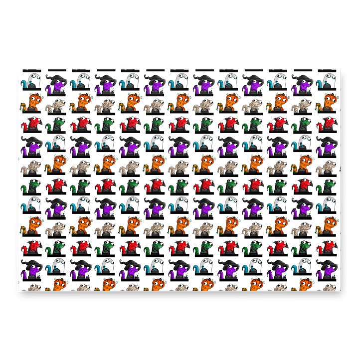 Lizardween Wrapping Paper product image (1)