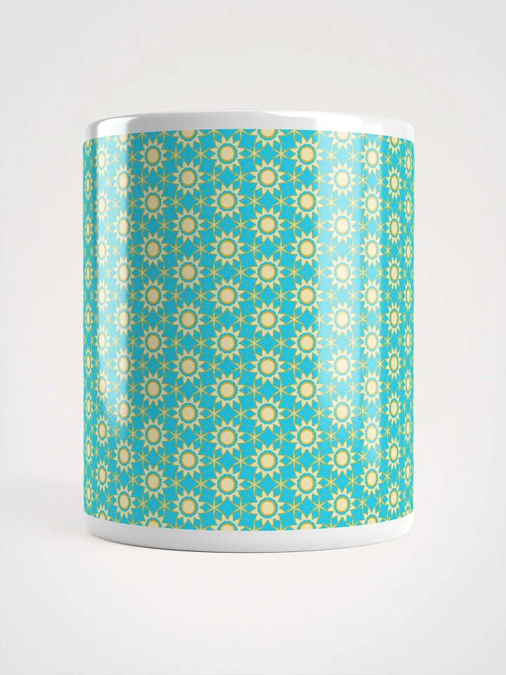 Celestial Sun & Stars Seamless Patterned Ceramic Mug product image (2)