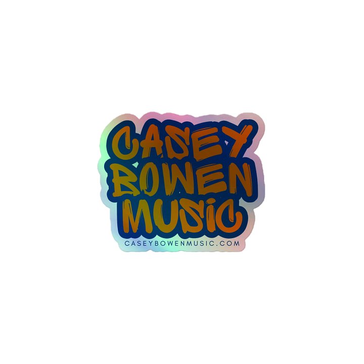 Casey Bowen Music - Holographic Sticker product image (1)