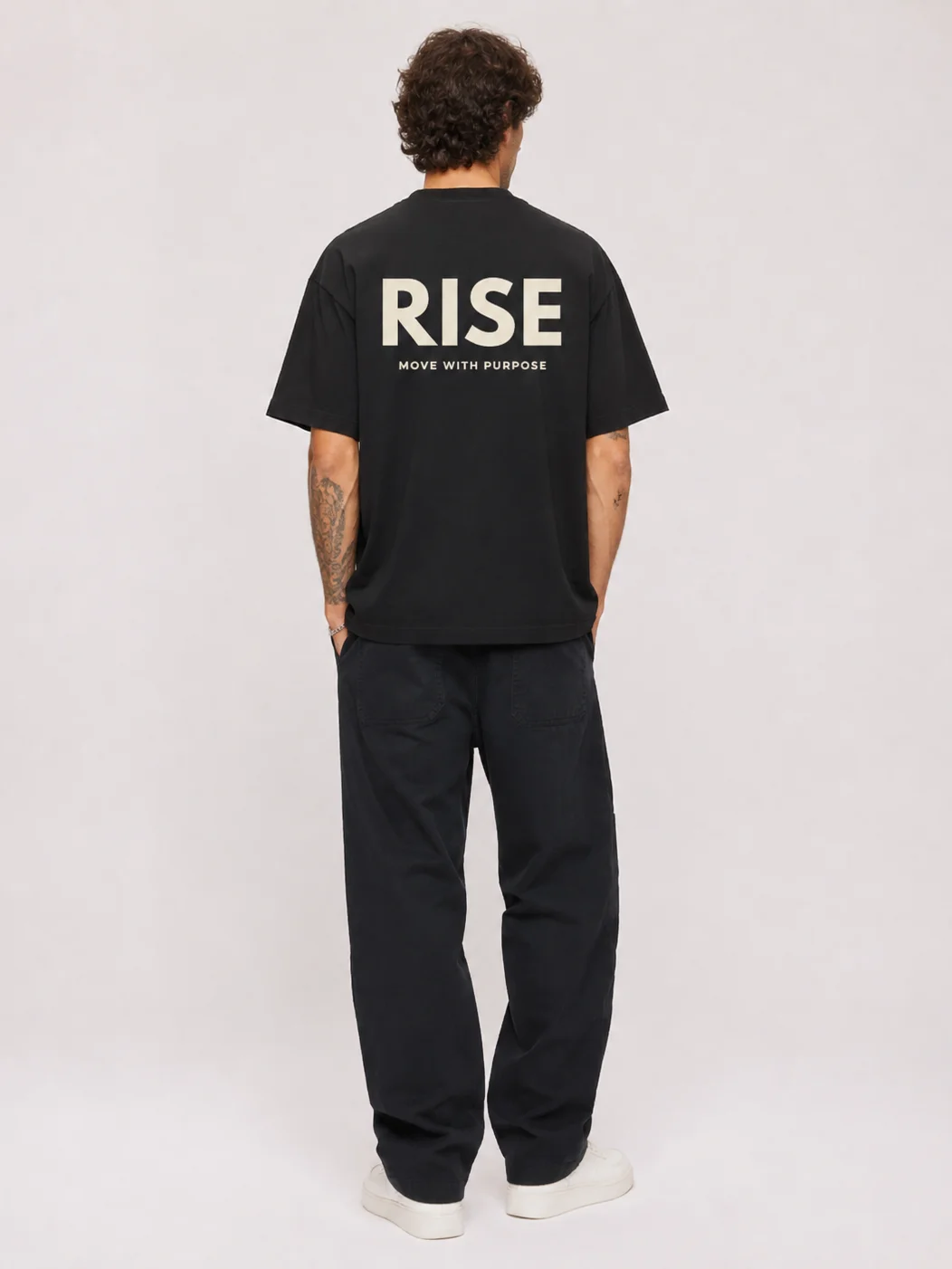RISE Heavyweight Oversized T-Shirt — DROP 001 product image (4)