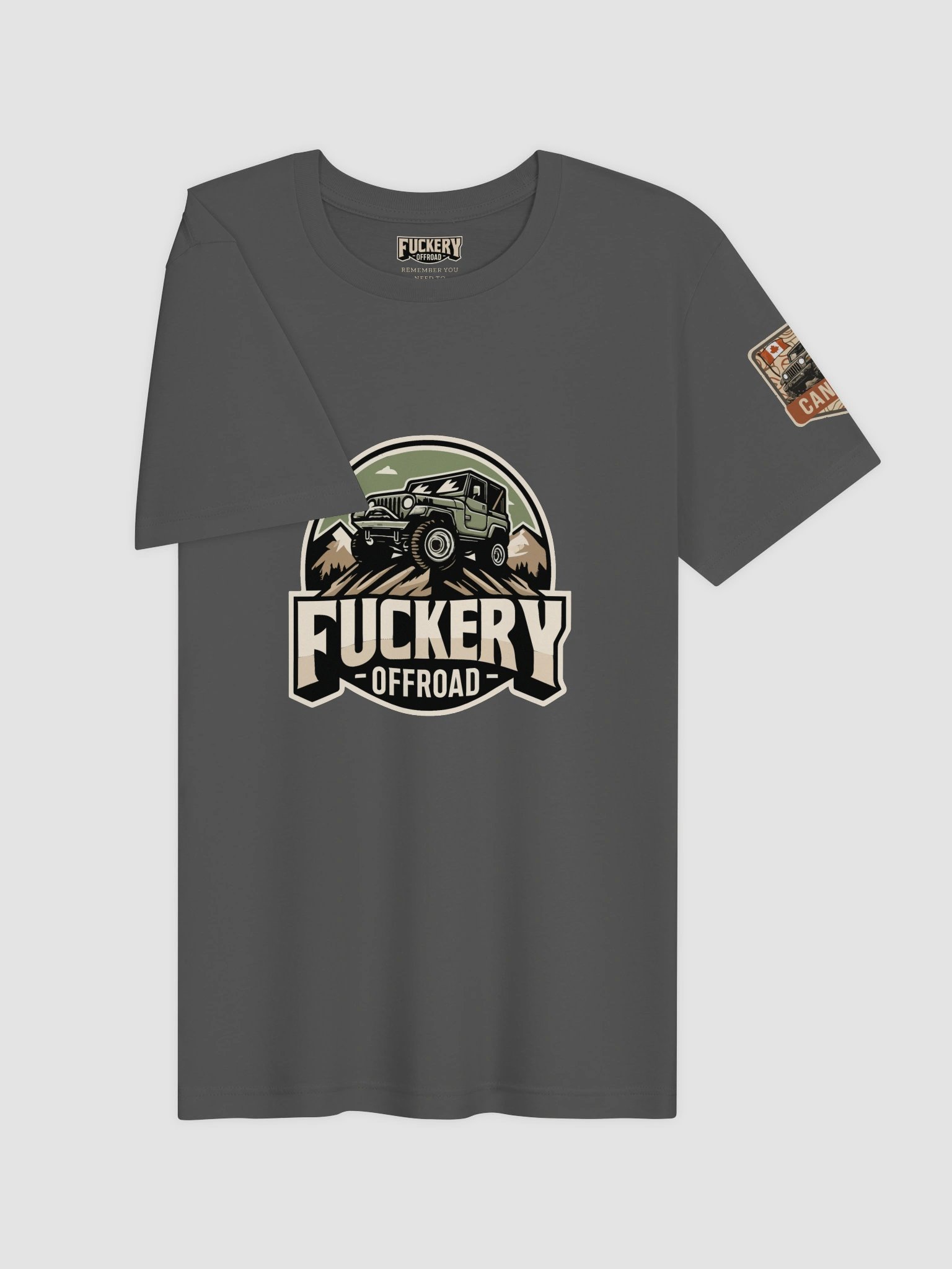 Unisex t-shirt with Fuckery Jeep Logo and Finesse Slogan (Dark colours) product image (52)