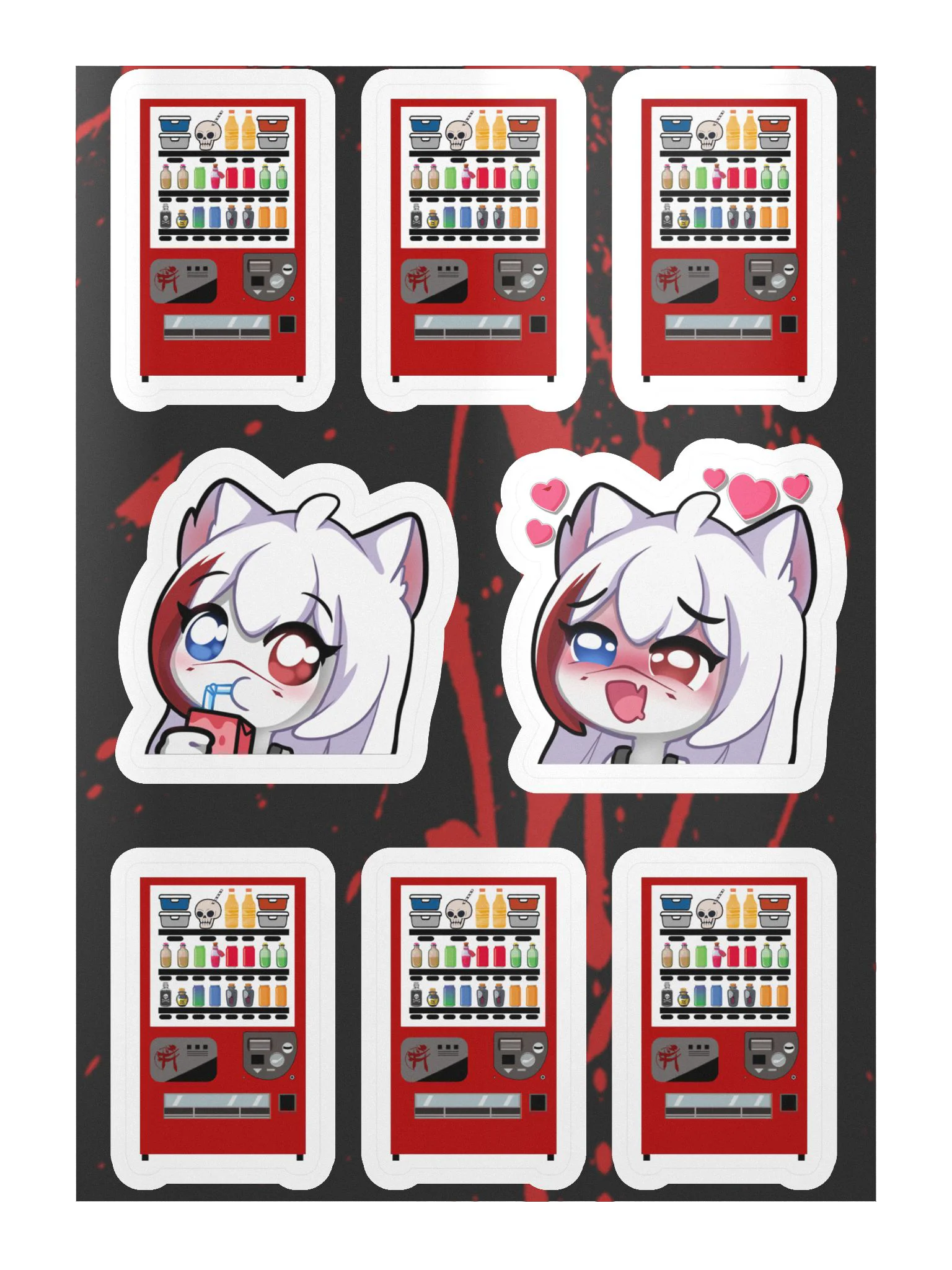 【VIXWYTCH】Vendychan Love Sticker Pack product image (1)