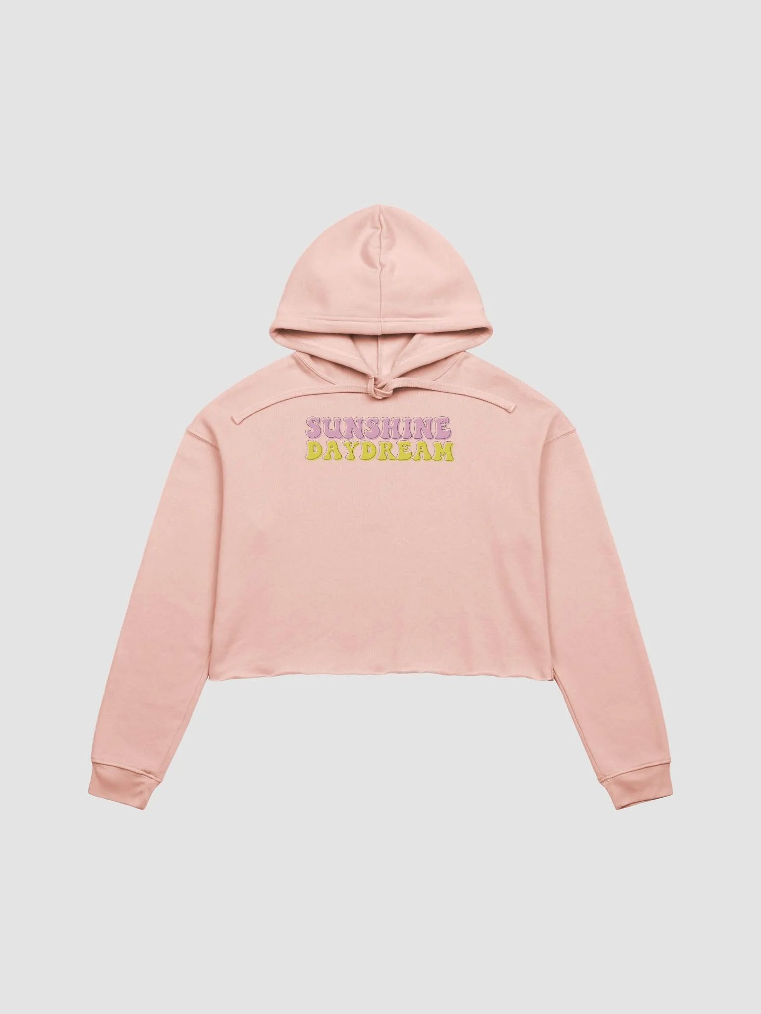 Sunshine Daydream Bella+Canvas Fleece Crop Hoodie by Bella+Canvas product image (9)