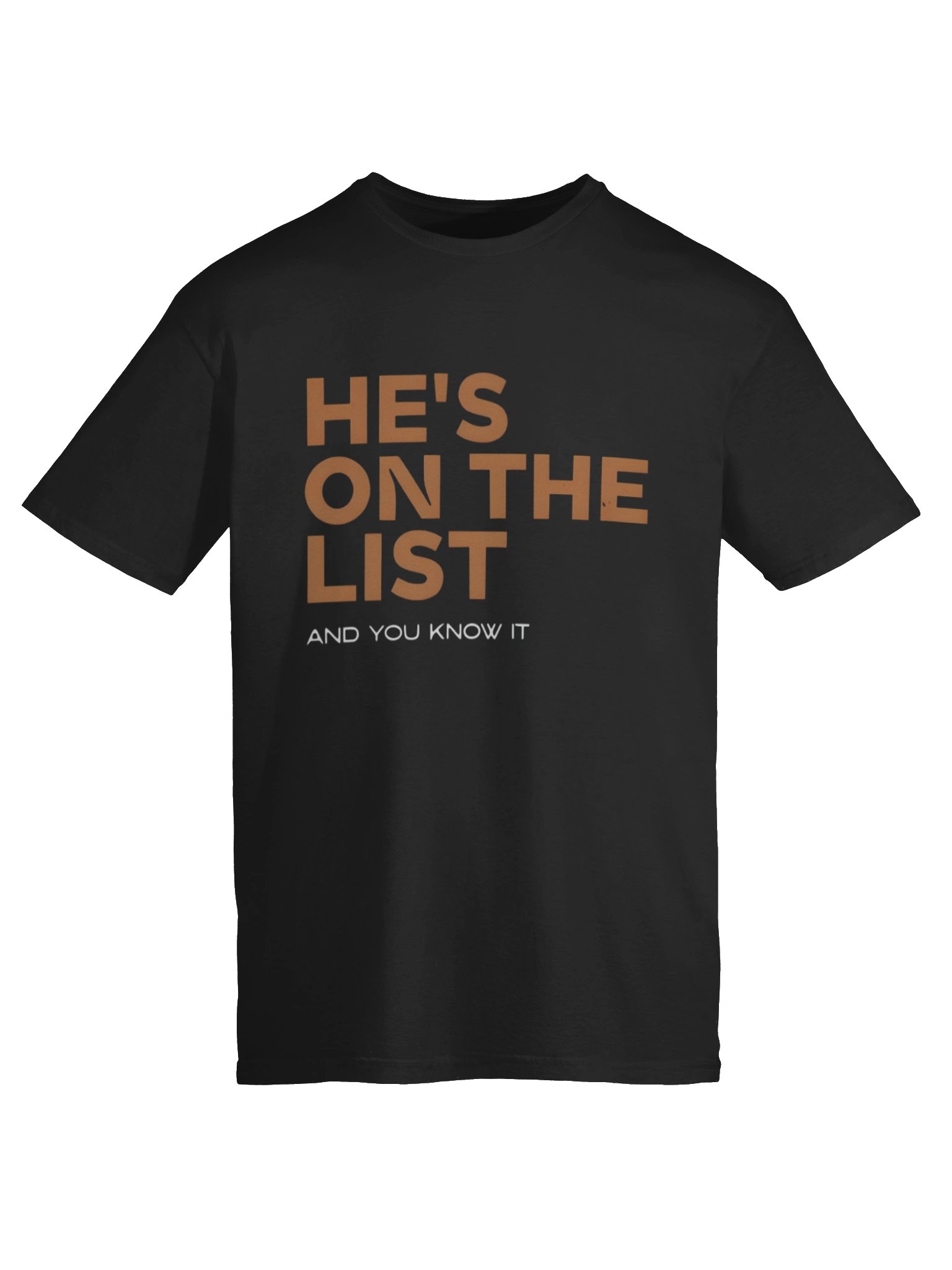 He’s On The List And You Know It Christmas Shirt product image (6)