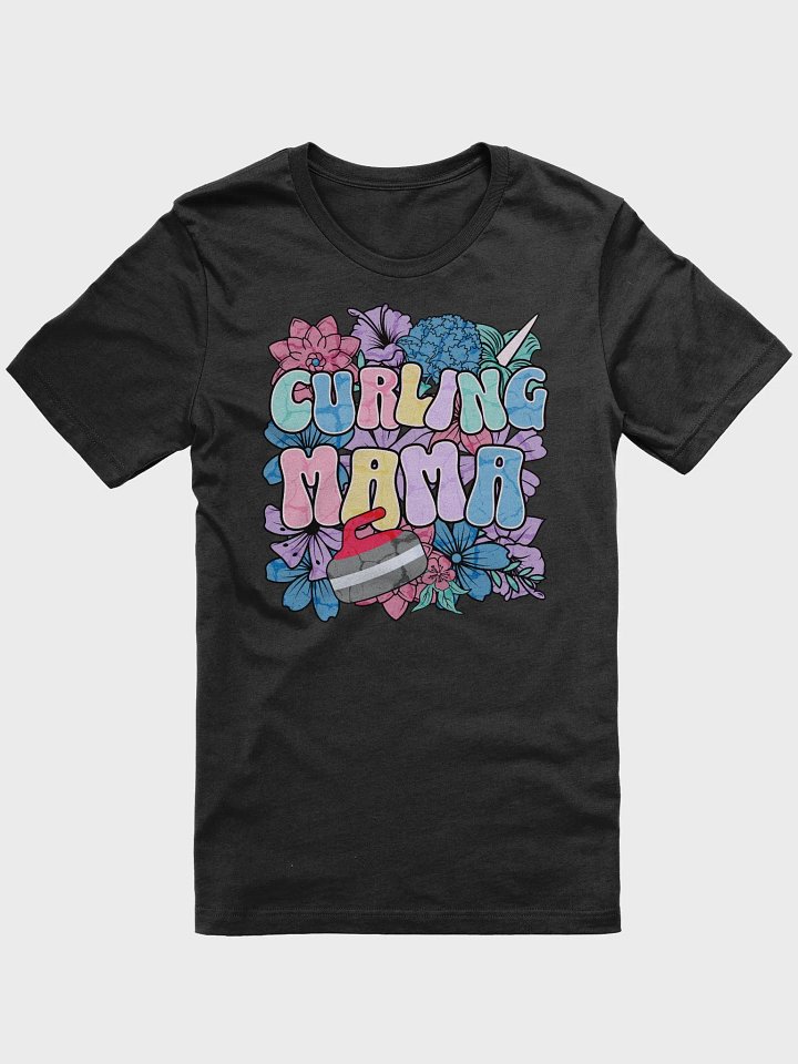 Curling Mama Floral T-Shirt product image (1)