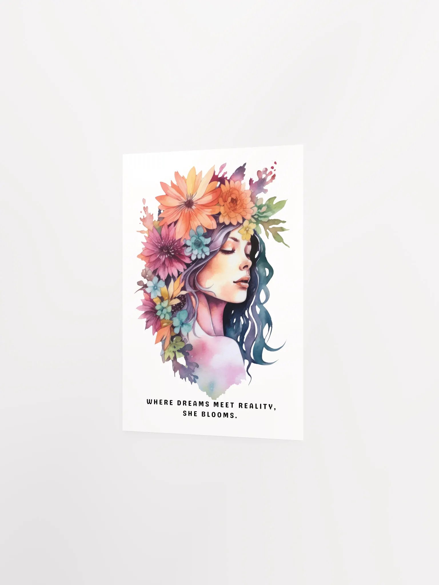 Ethereal Bloom Watercolor Poster product image (2)