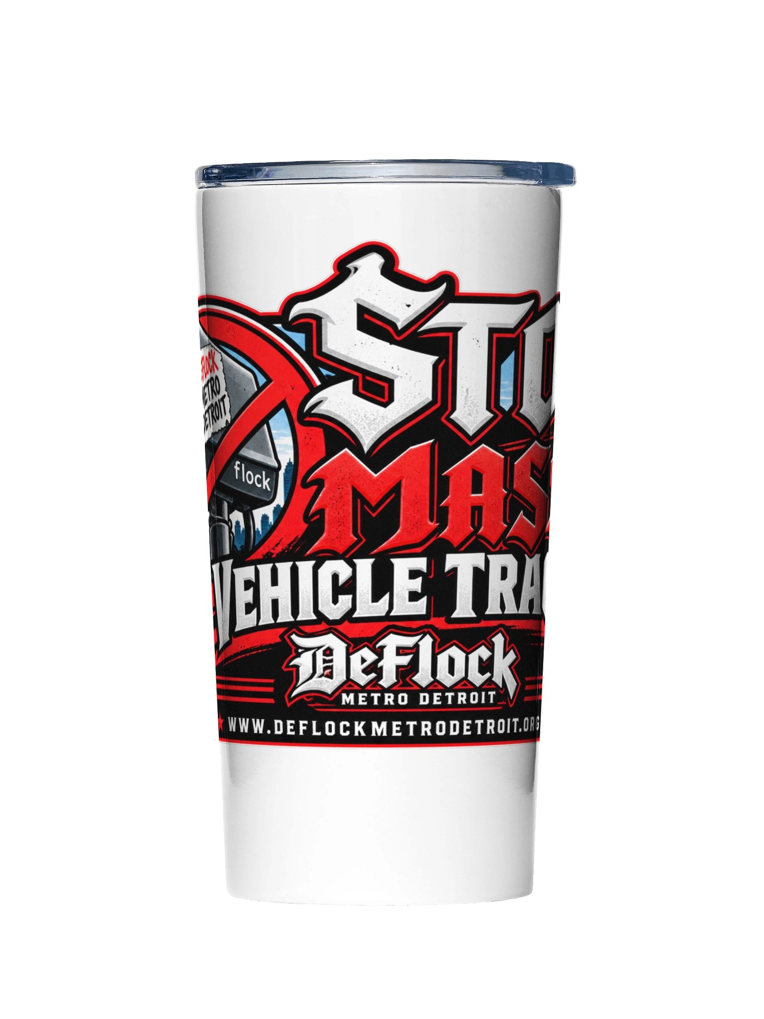 Stop Mass Vehicle Tracking Tumbler product image (1)