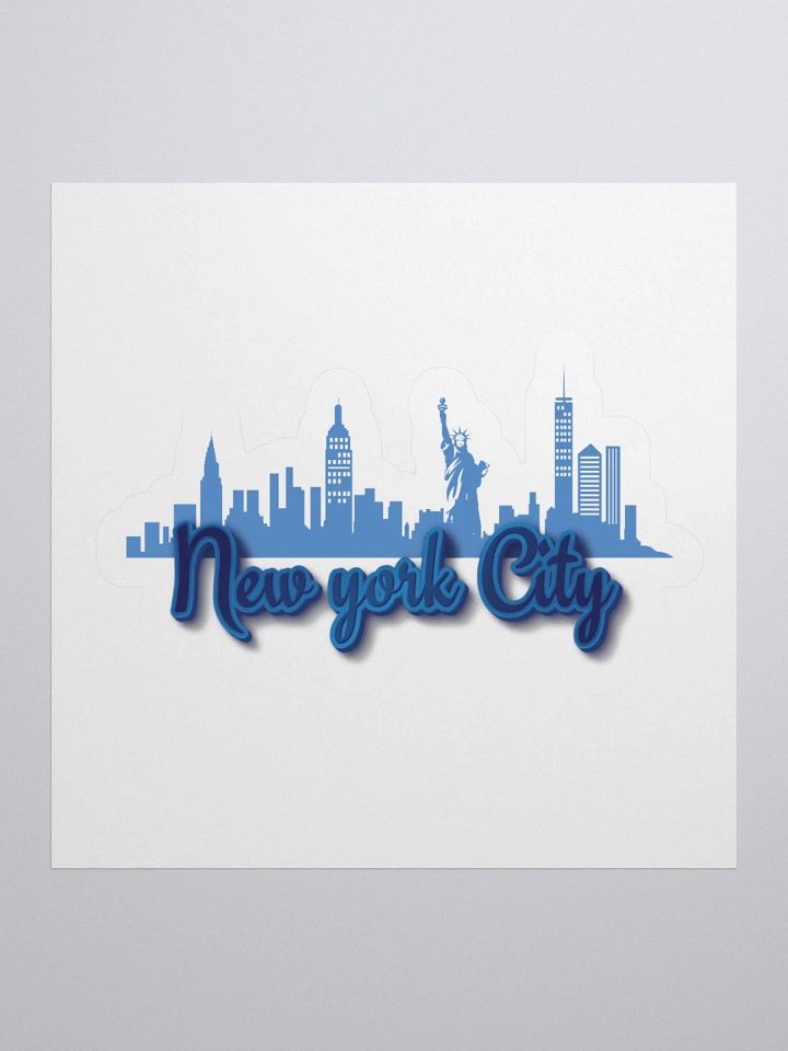 NYC Skyline Kiss Cut Stickers product image (2)