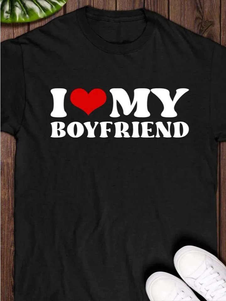I Love My Boyfriend T-shirt product image (1)