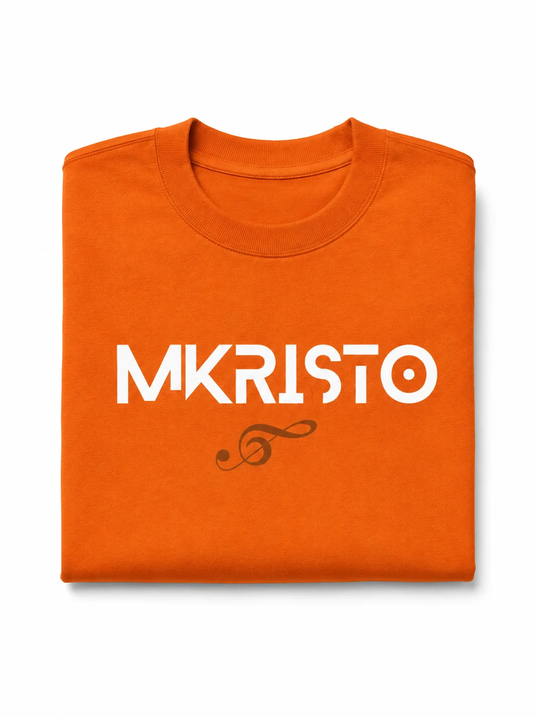 Orange Mkristo Minimalist Music Logo Long Sleeve product image (2)