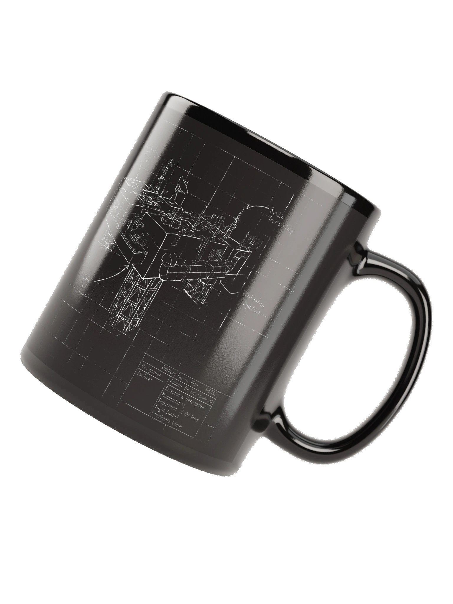 America Rising Blueprint Mug - The Oil Rig product image (6)