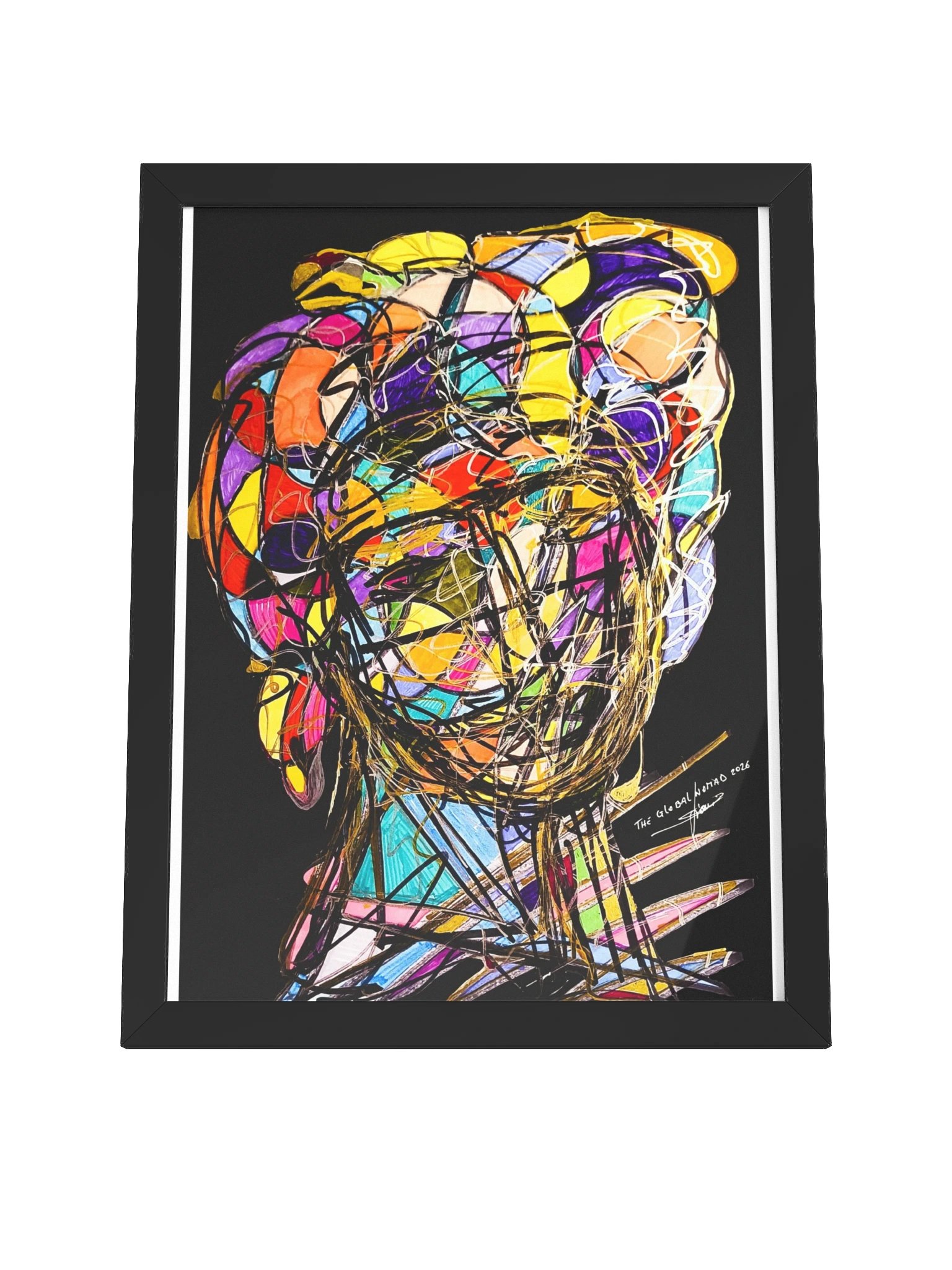 The Global Nomad 2026 — Fine Art Print with Frame product image (4)