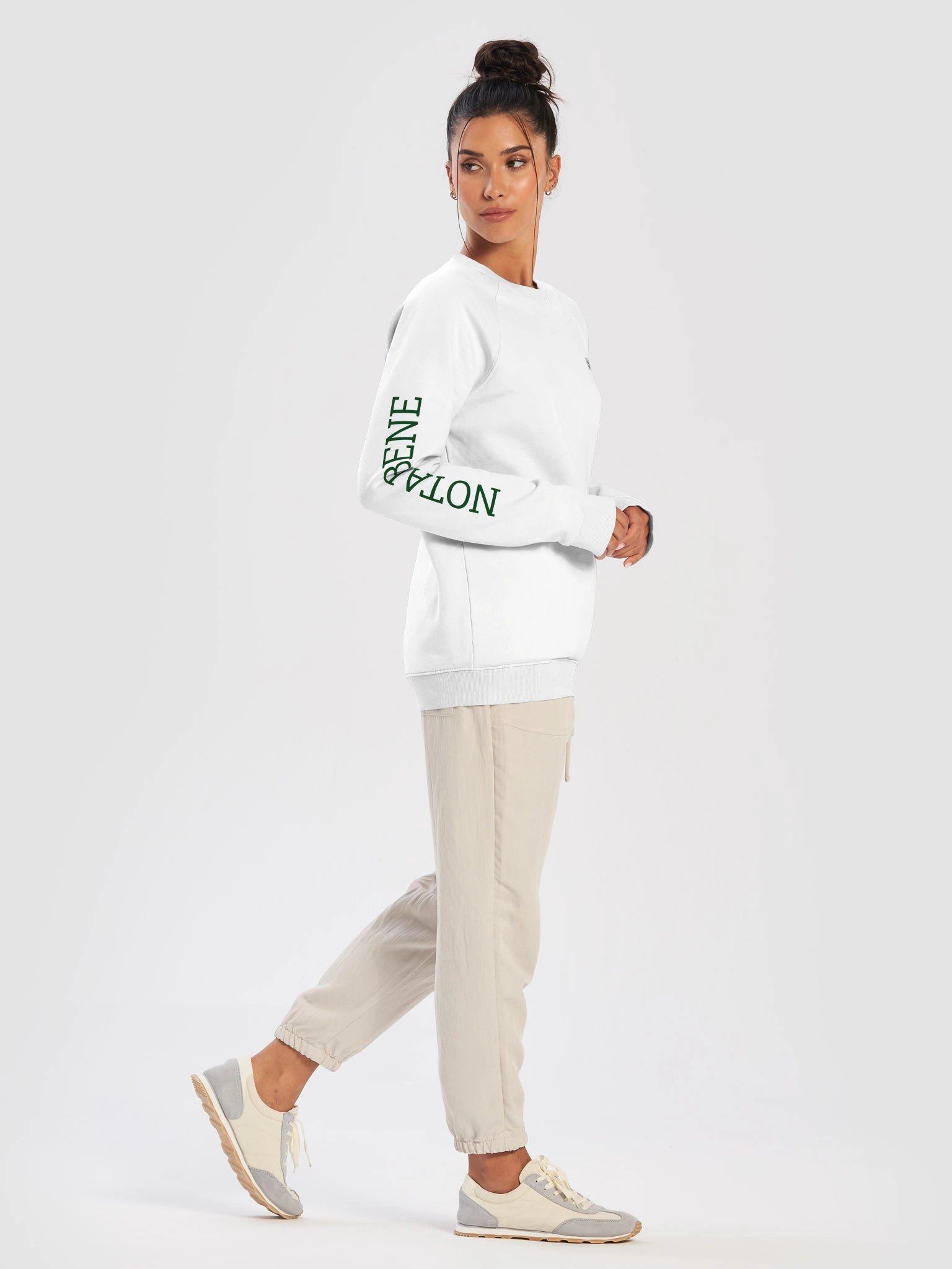 Notabene Minimal Logo Organic Raglan Sweatshirt product image (7)