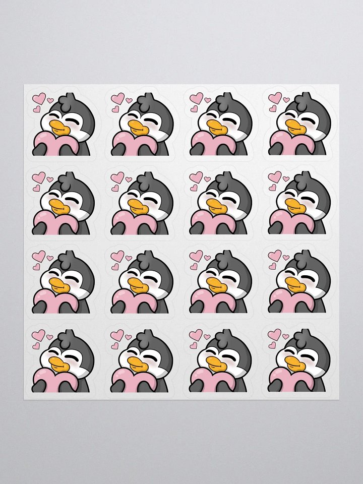 "Holding Heart" Lil' Guy - Mini Sticker Sheet product image (1)