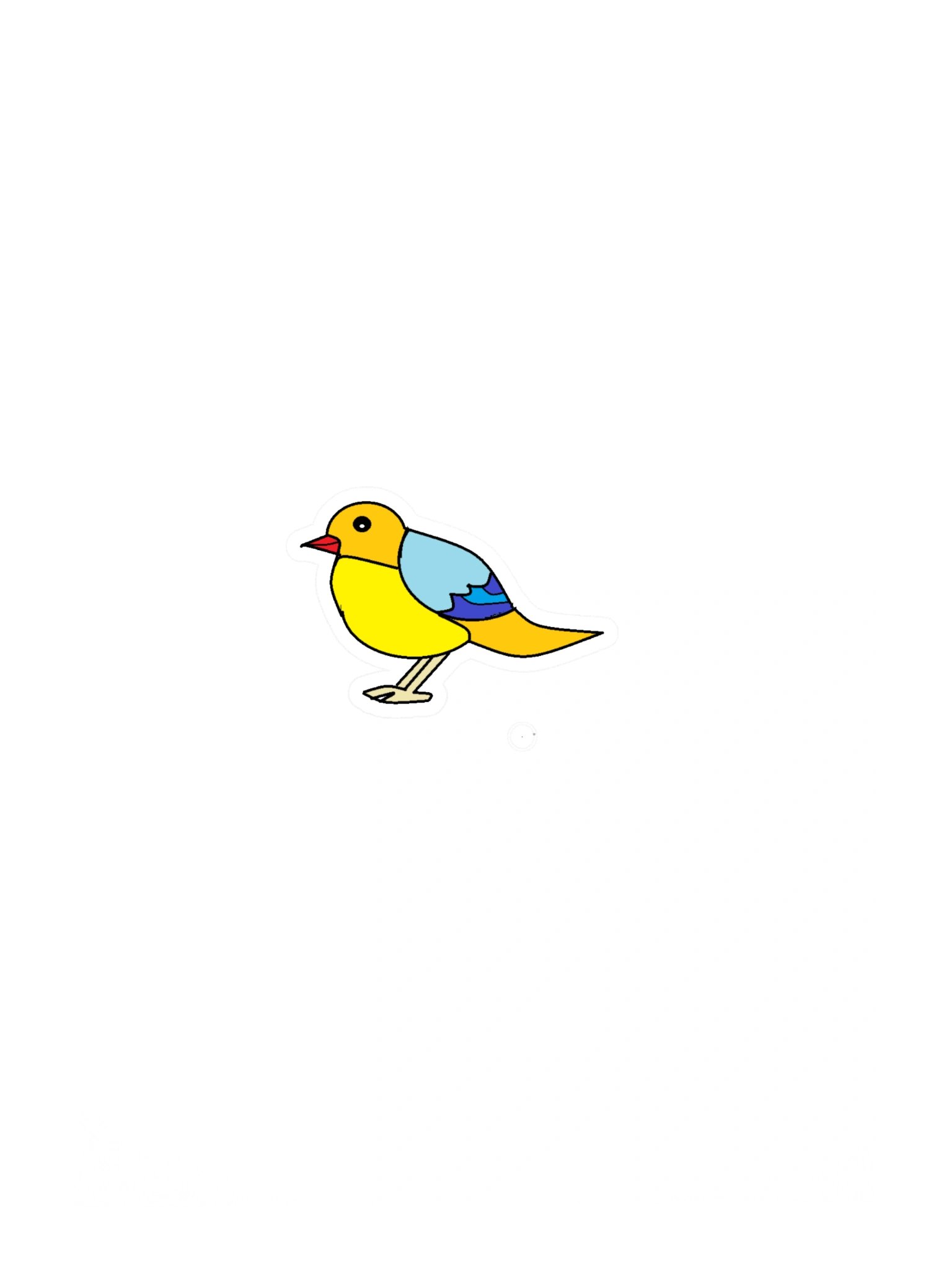Whimsical Bird Sticker Sheet product image (3)
