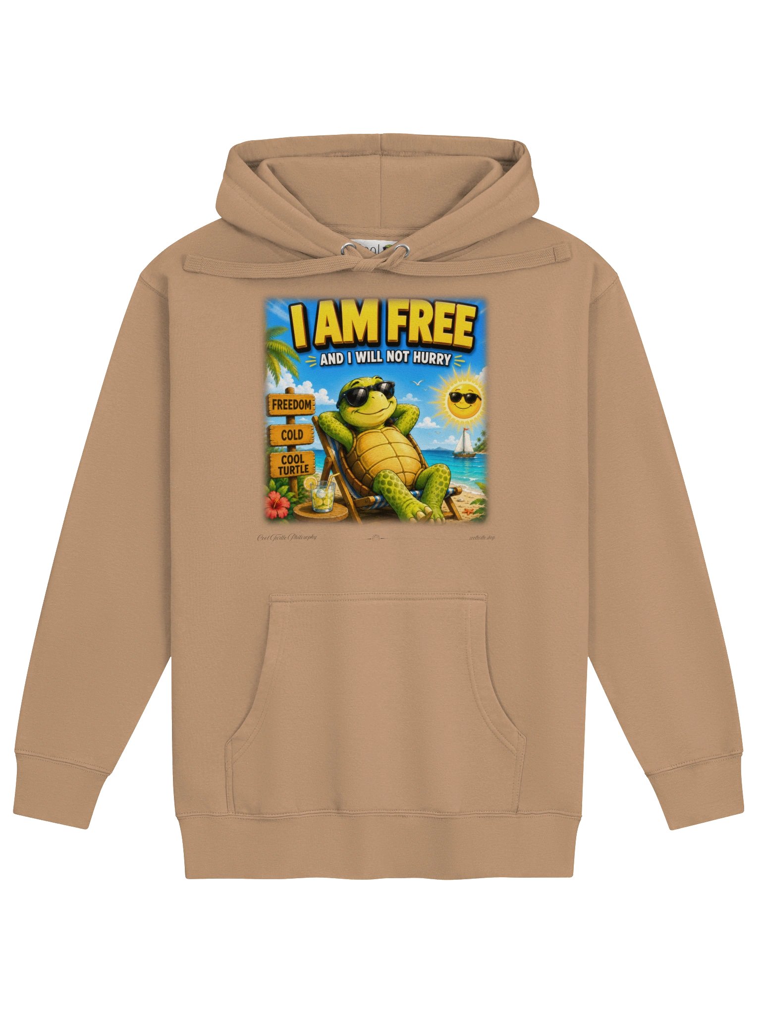 I Am Free Turtle Hoodie – Premium Slow Living Pullover product image (1)