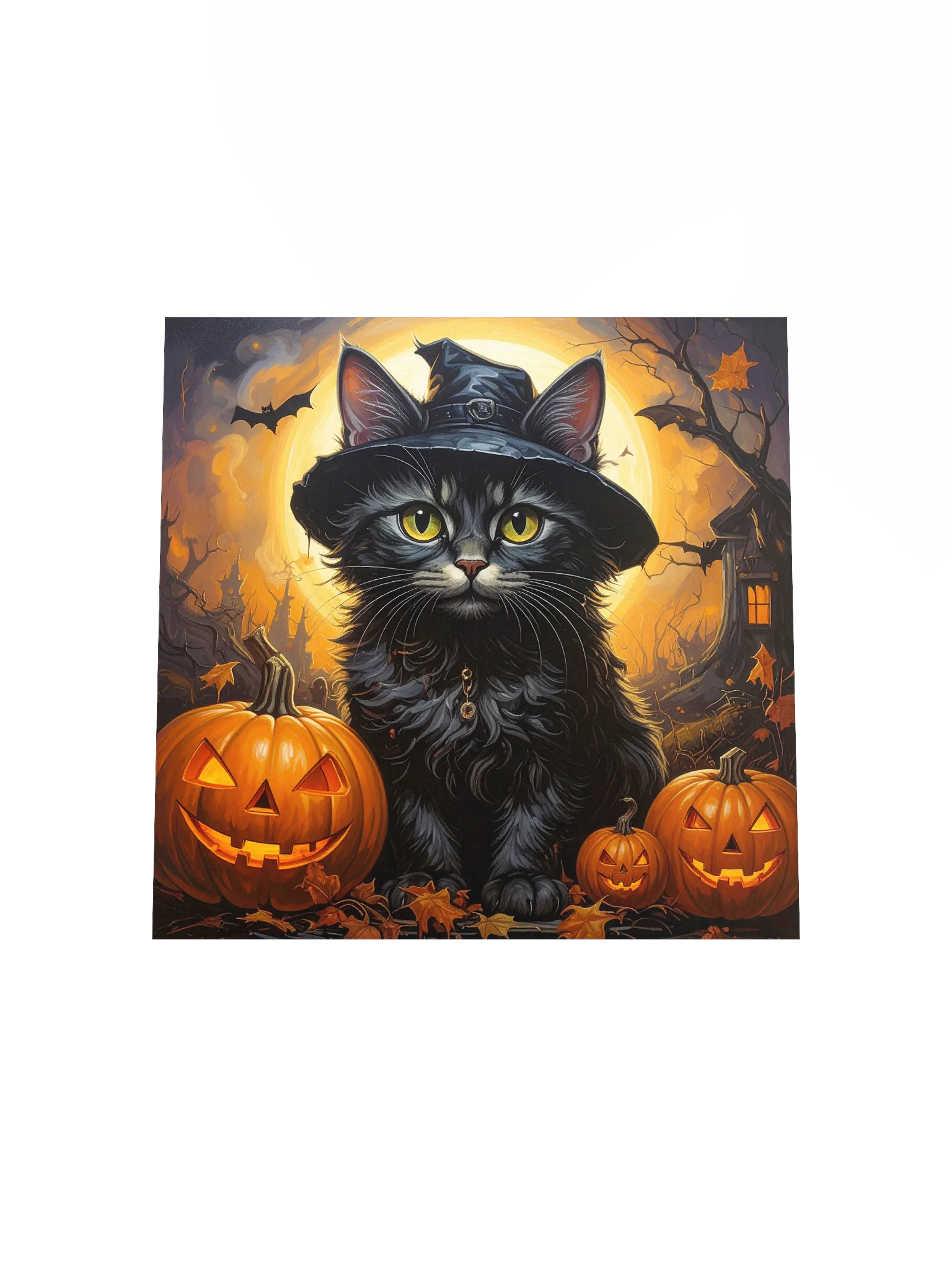 Black Cat & Pumpkins product image (19)