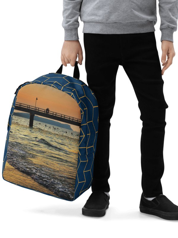 Design-backpack - Silhouette of a couple at sunset by the sea product image (2)