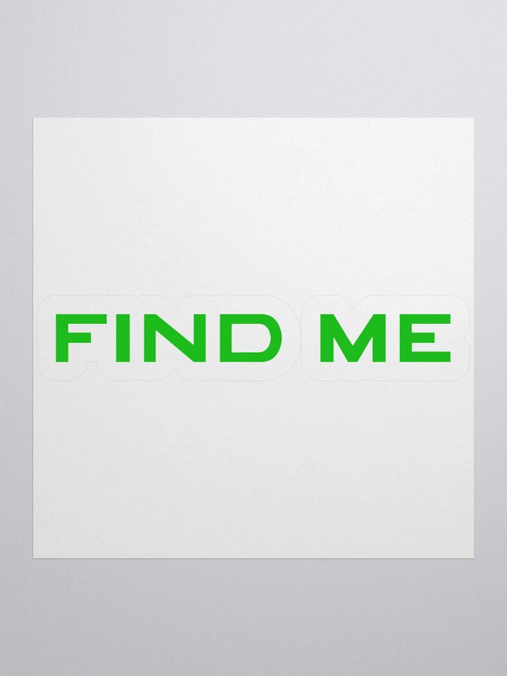 Find Me Sticker product image (2)