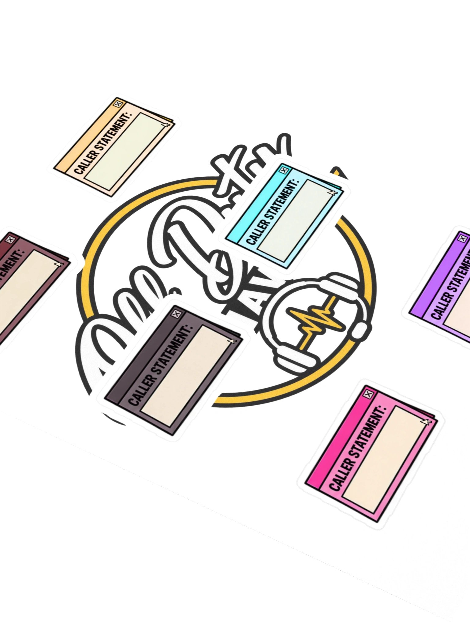CTO Gold- Caller Statement Sticker Sheet product image (2)