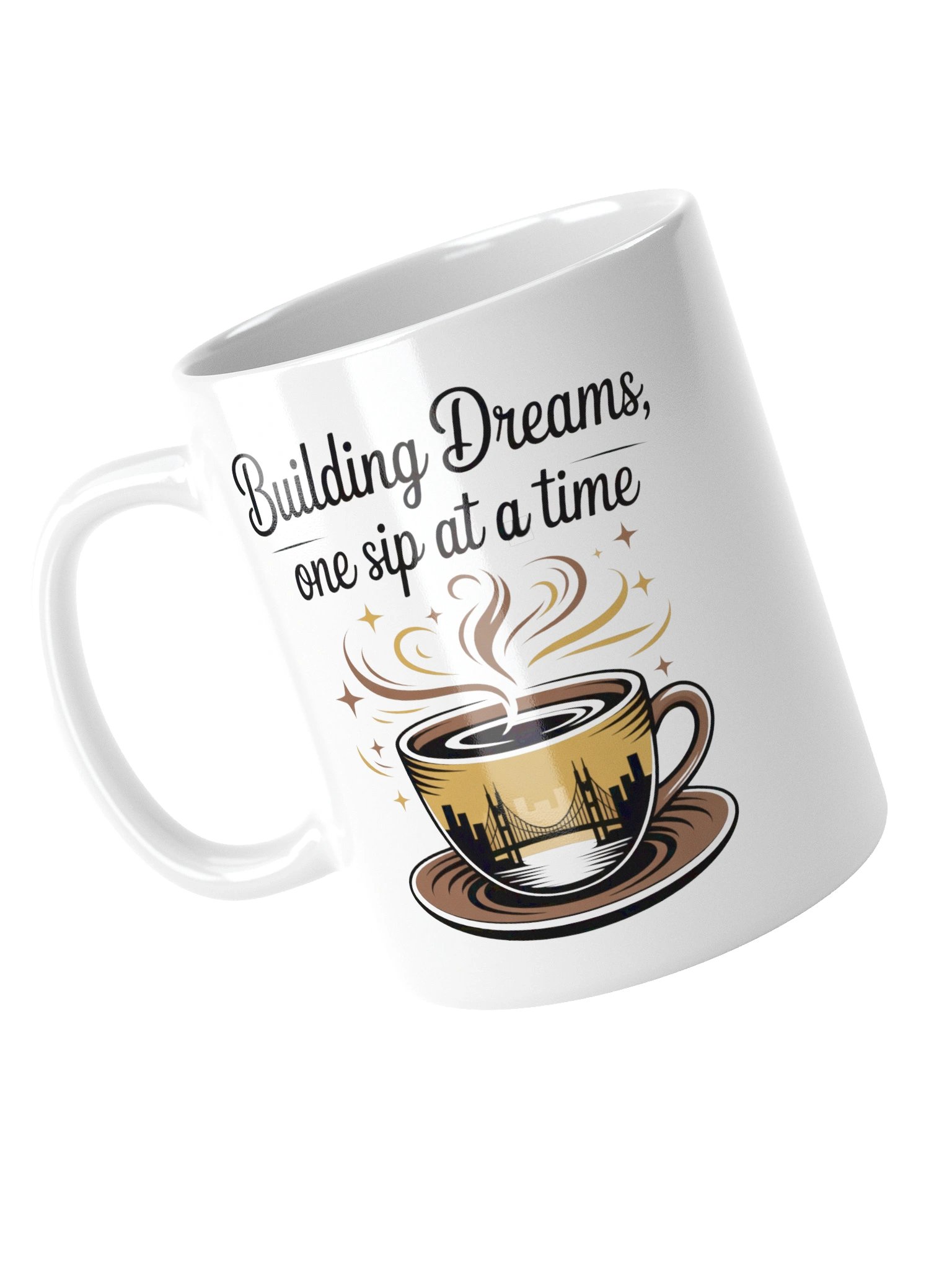 Building Dreams One Sip at a Time Engineer Coffee Mug product image (15)