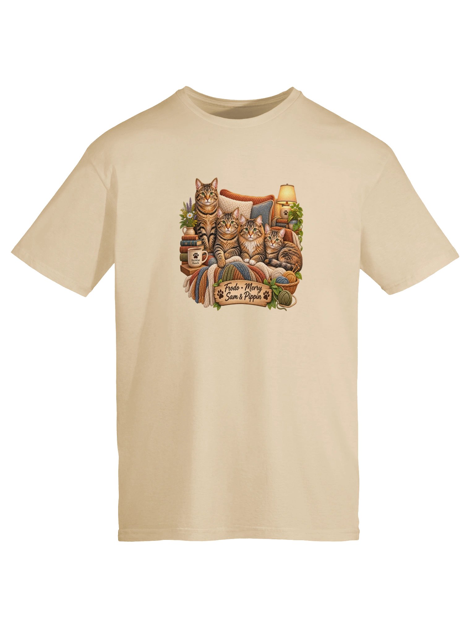 Frodo, Merry, Sam & Pippin Cozy Cats T-Shirt product image (65)