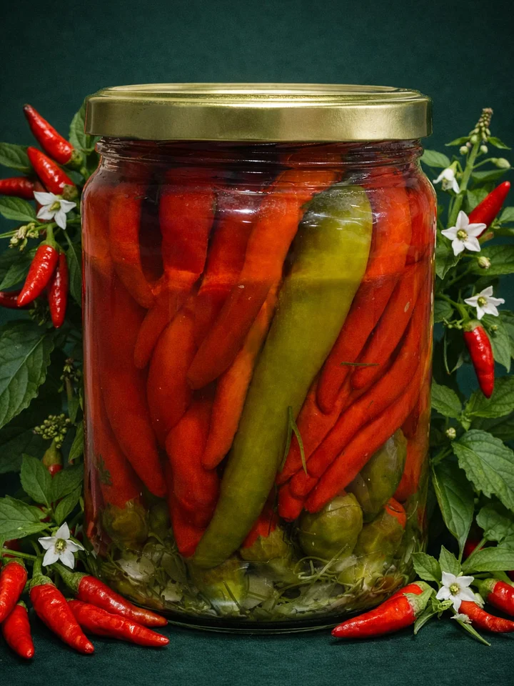 Hot Cayenne Pepper Pickles 500g product image (1)