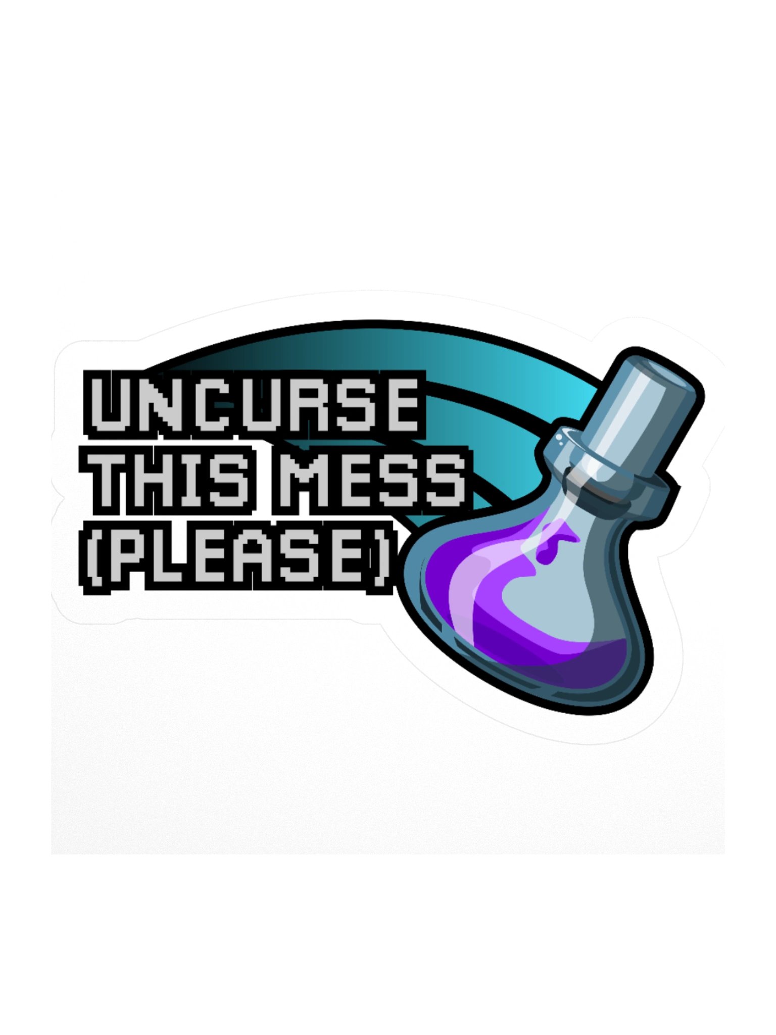 Uncurse Sticker product image (1)