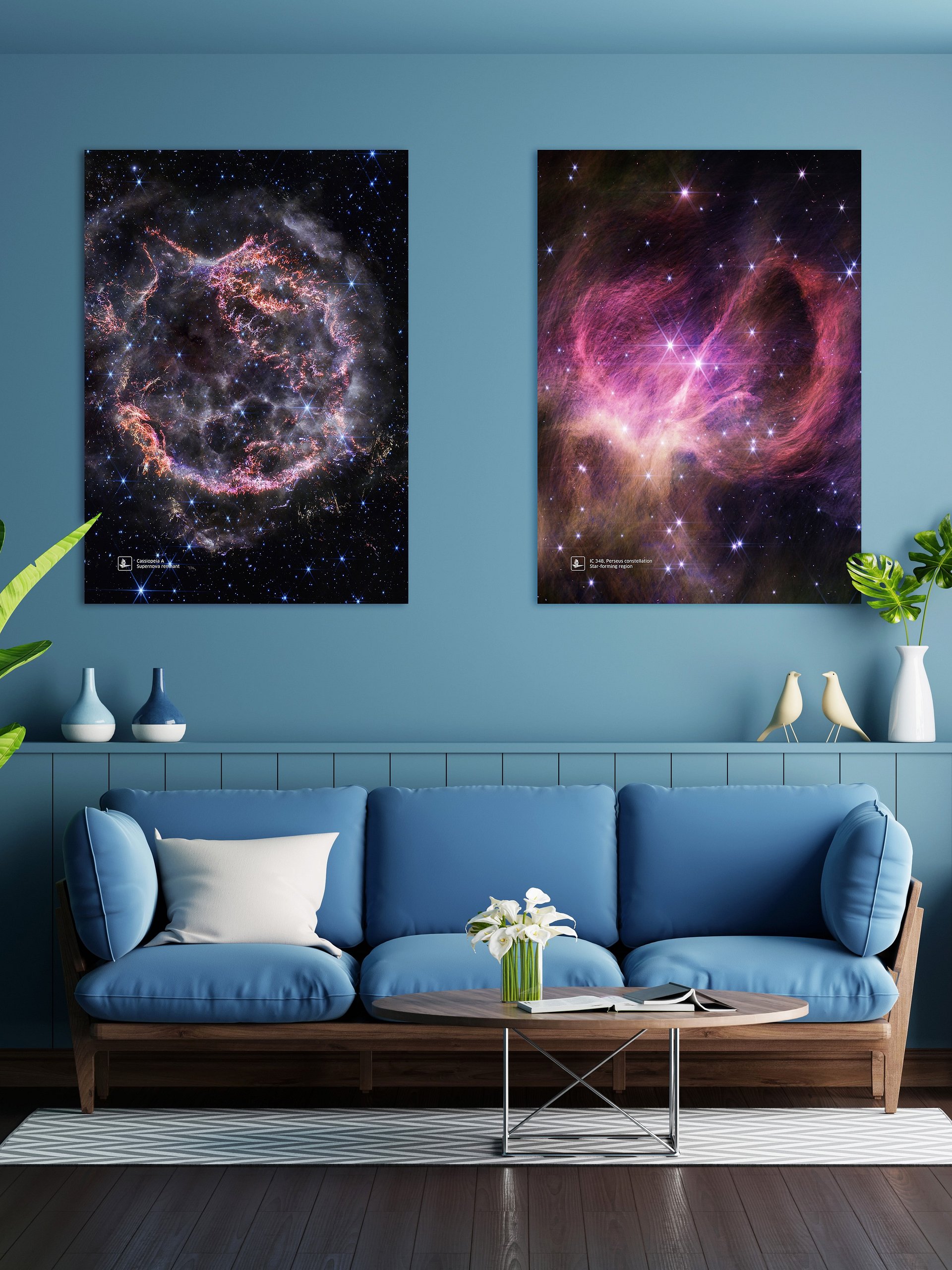 IC 348, Perseus constellation (James Webb/JWST) — space poster product image (2)