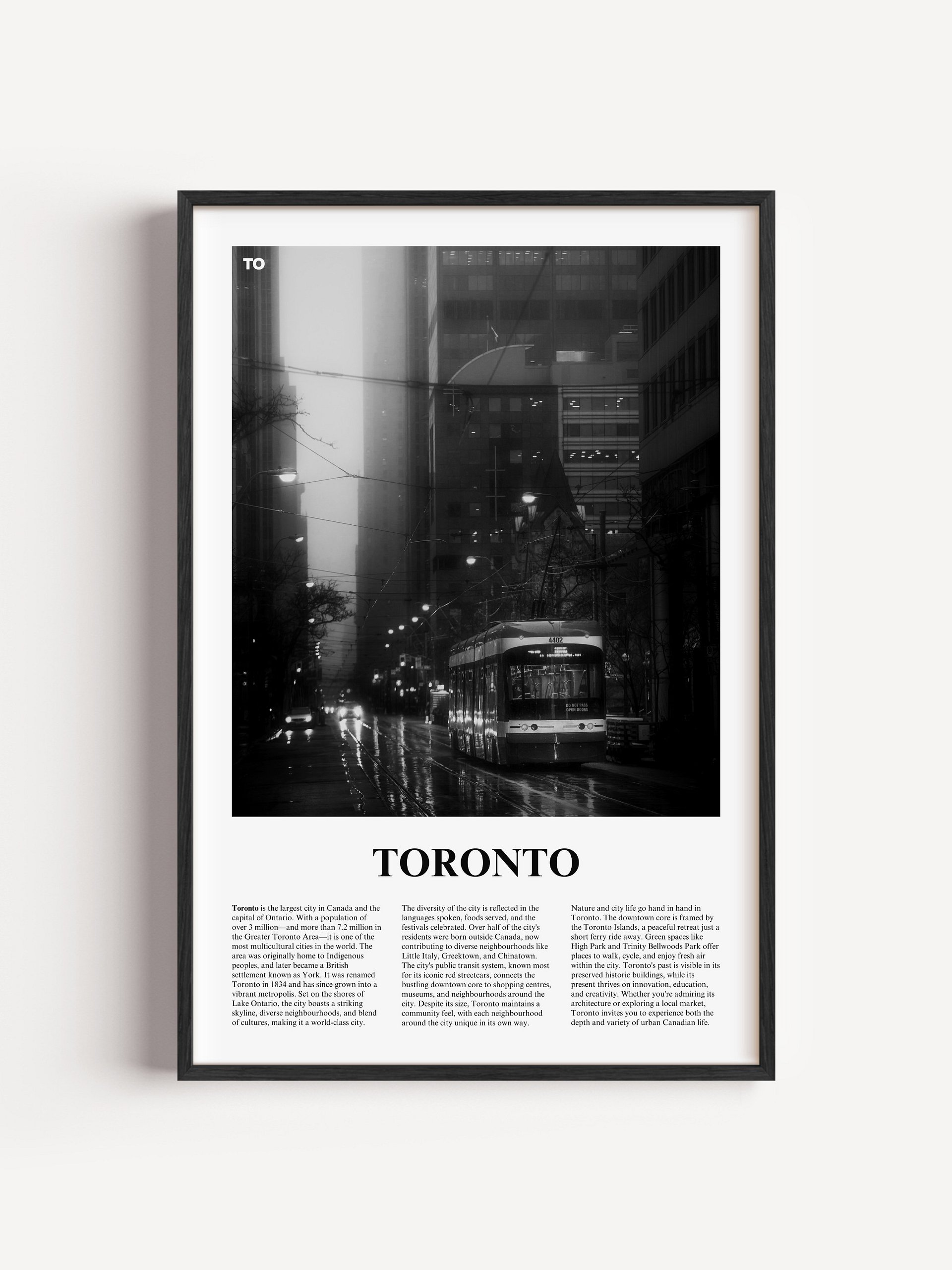 Toronto 06 Newspaper Poster product image (1)