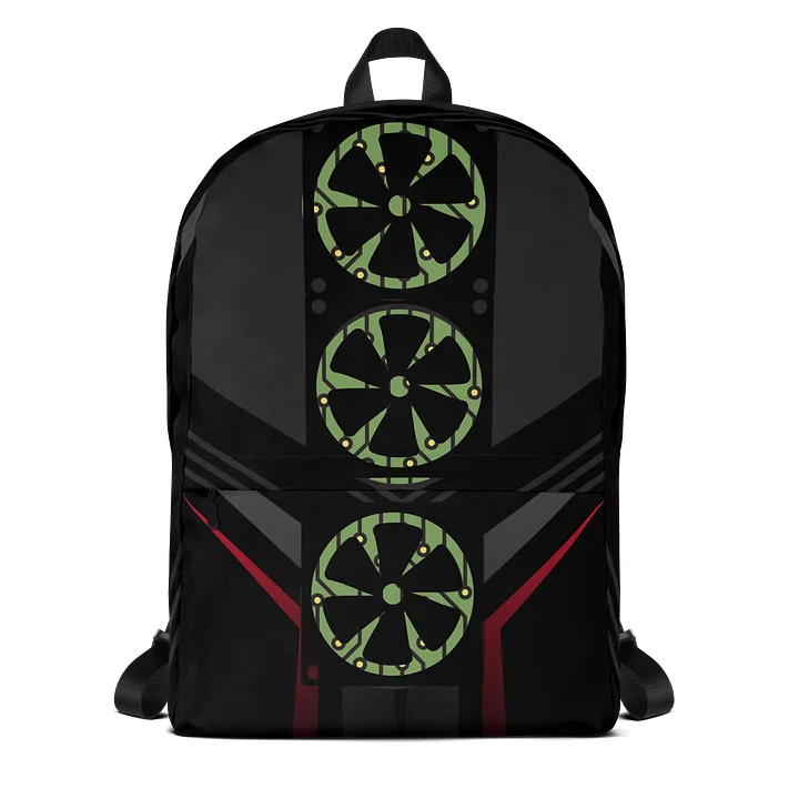 Mechanical Green Symmetry Backpack product image (1)