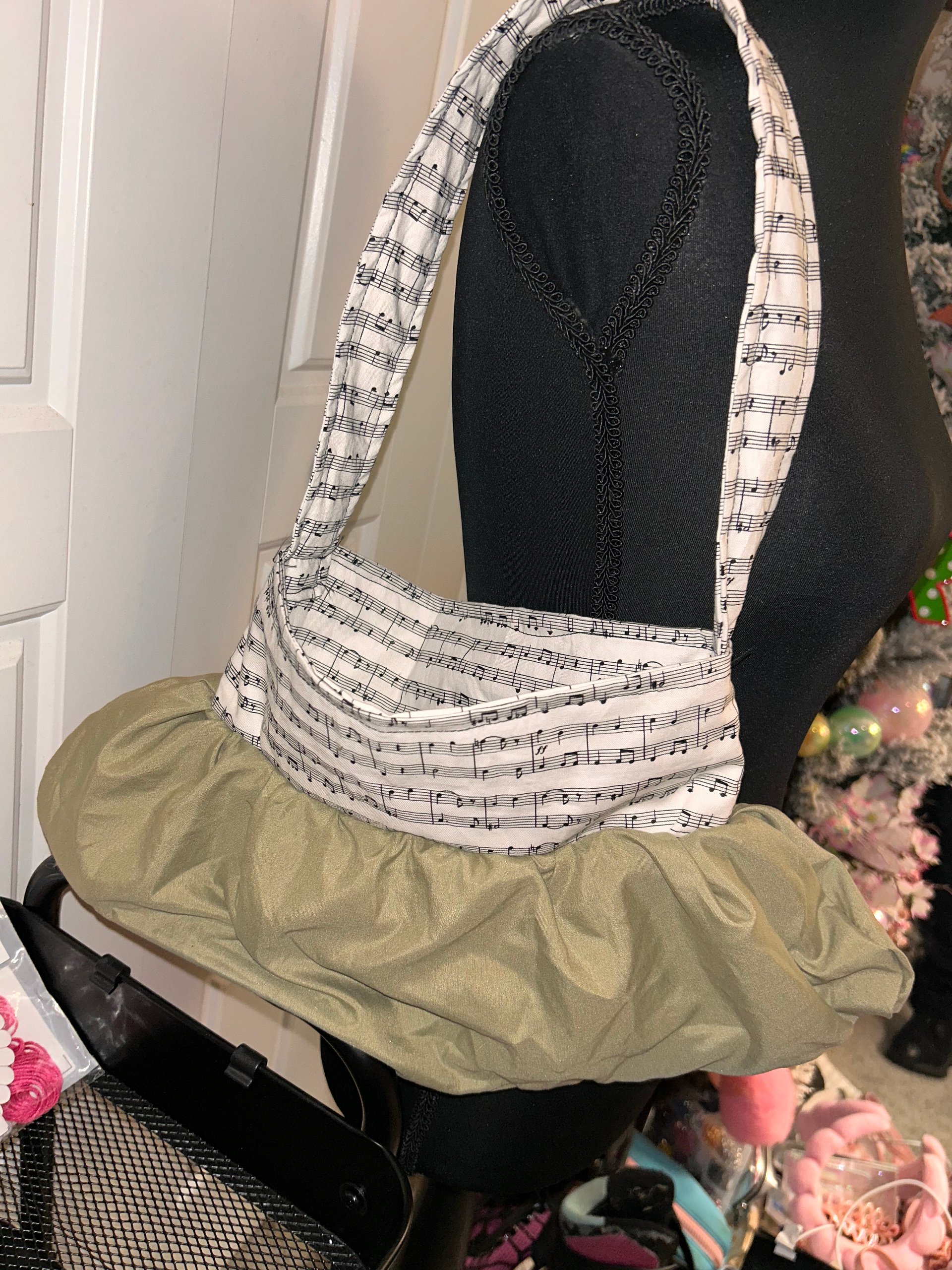Handmade upcycled shoulder bag product image (2)