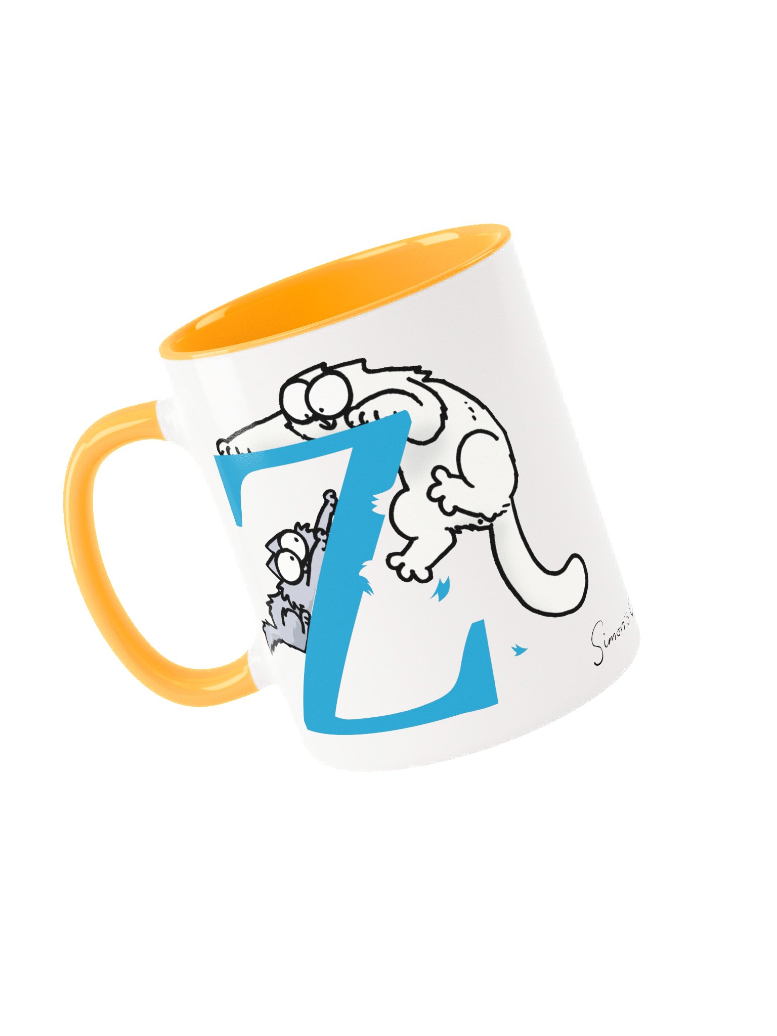Cat Monogram Mug - Z product image (3)
