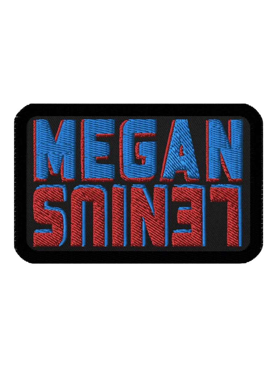 Megan Lenius Embroidered Patch in Black product image (1)