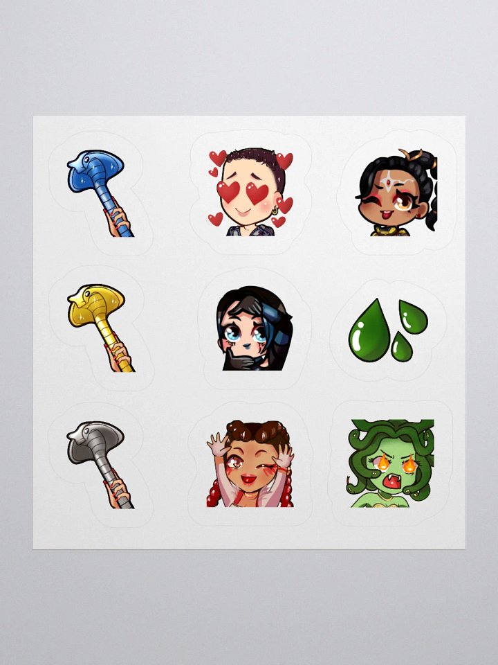 The MedusaIV sticker pack product image (3)