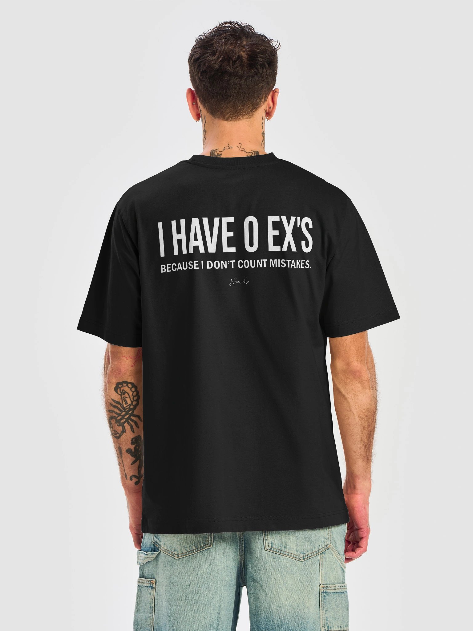 I Have 0 Ex's Because I Don't Count Mistakes – Funny Graphic T-Shirt product image (2)