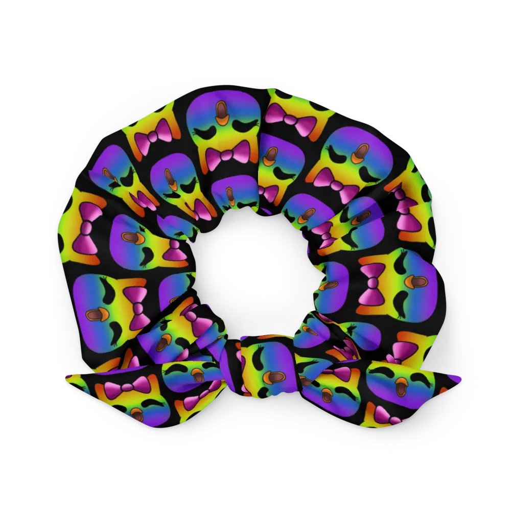 OwliesaurusRex Pride Bow Emote Scrunchie product image (1)