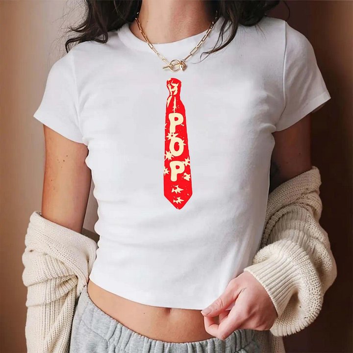Retro Kiss All The Time Disco Occasionally Tie T-Shirt product image (2)