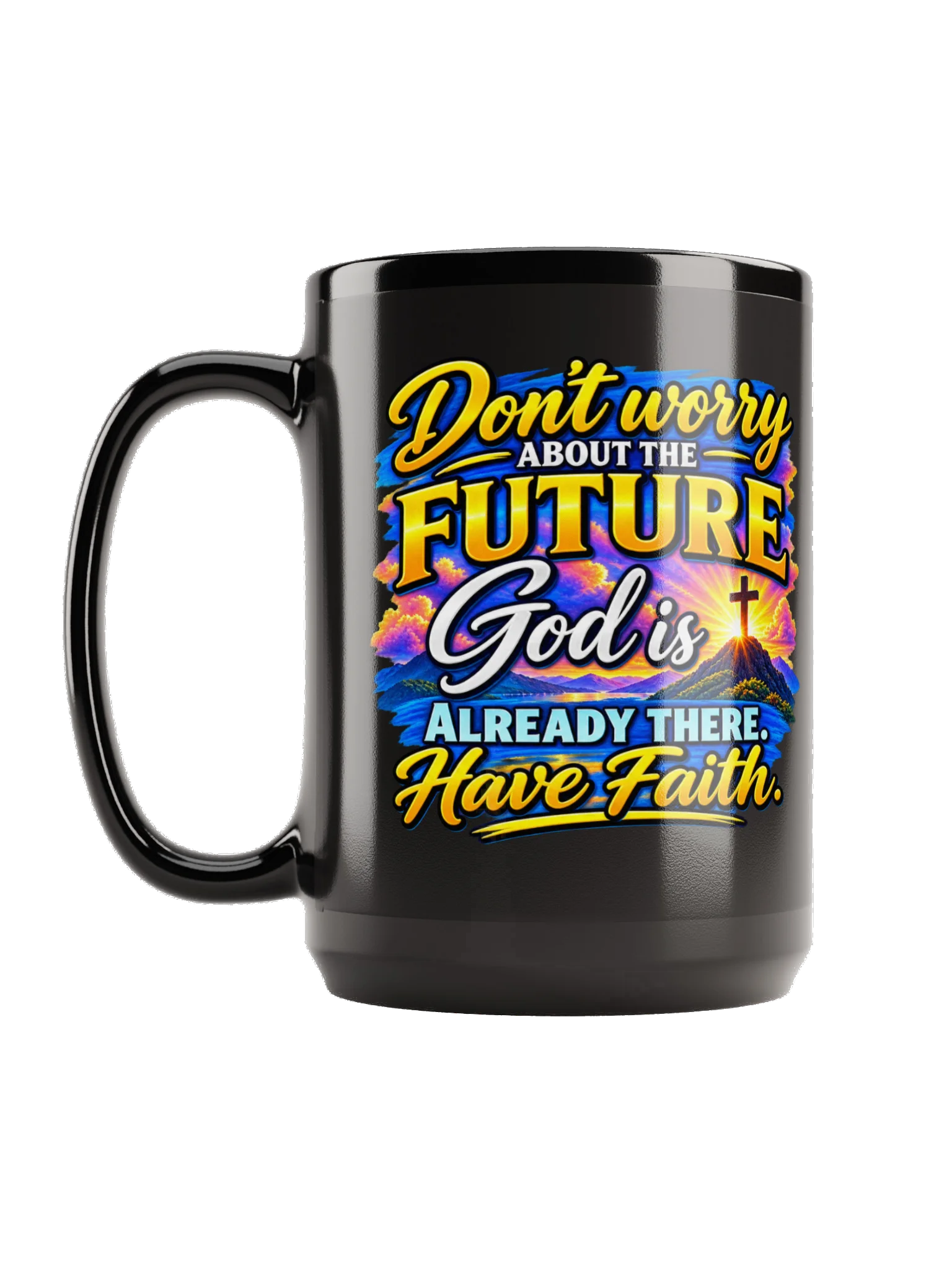 Black Glossy Mug product image (3)
