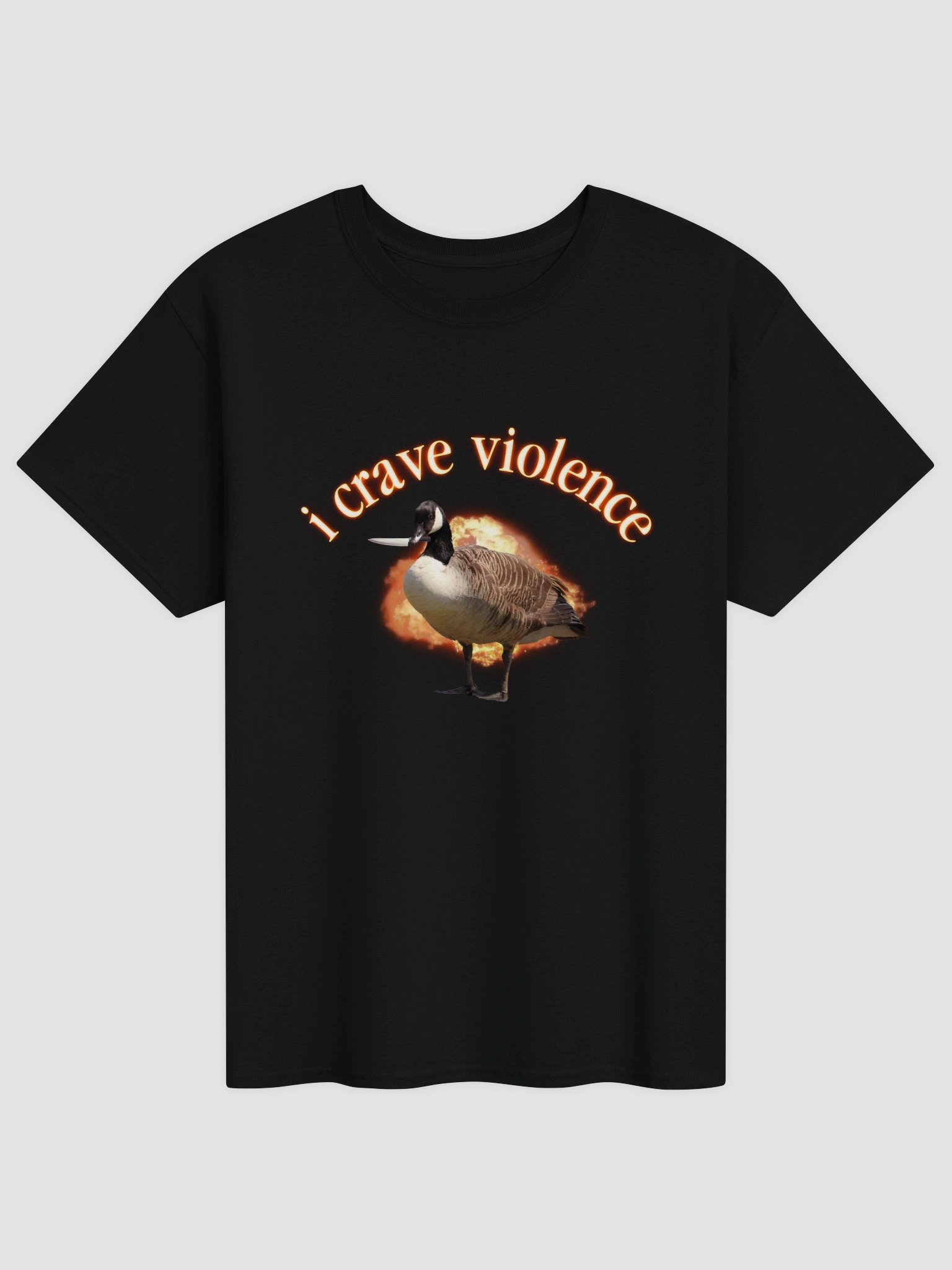 I Crave Violence Goose T-shirt product image (29)