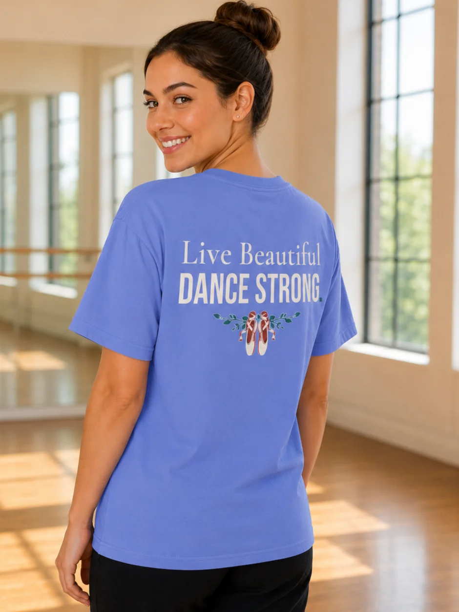 Grit. Grace. Bloom. | Artistry & Resilience | Inspirational Dance Shirt product image (2)