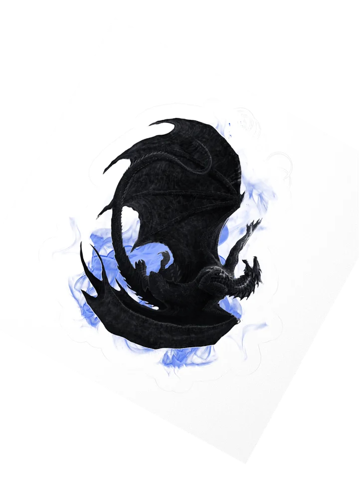 Falling Dragon Kiss Cut Sticker product image (6)