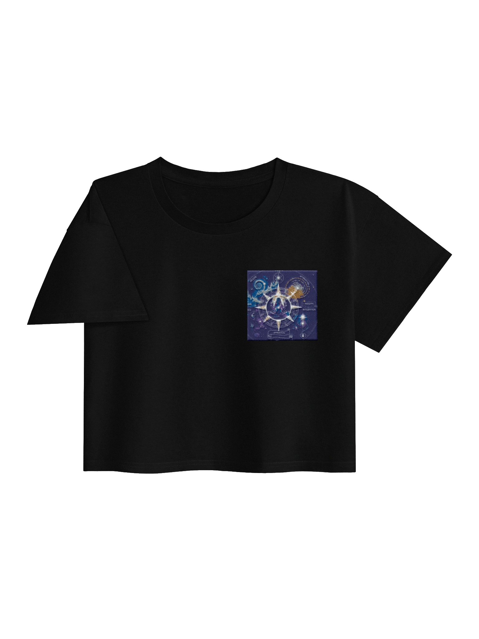 Meditation Mandala Crop Top product image (3)