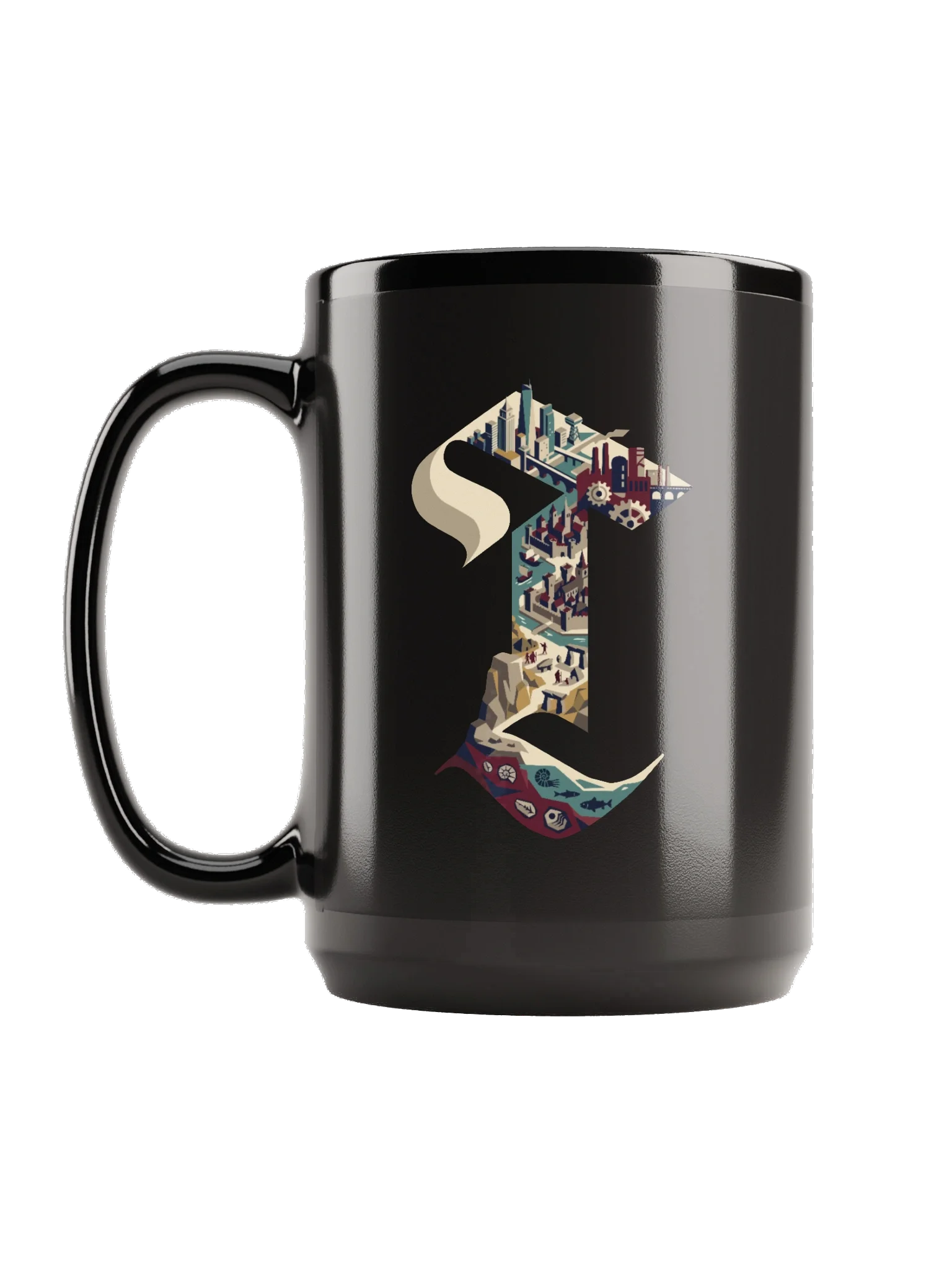 The Letter T Mug, view 7