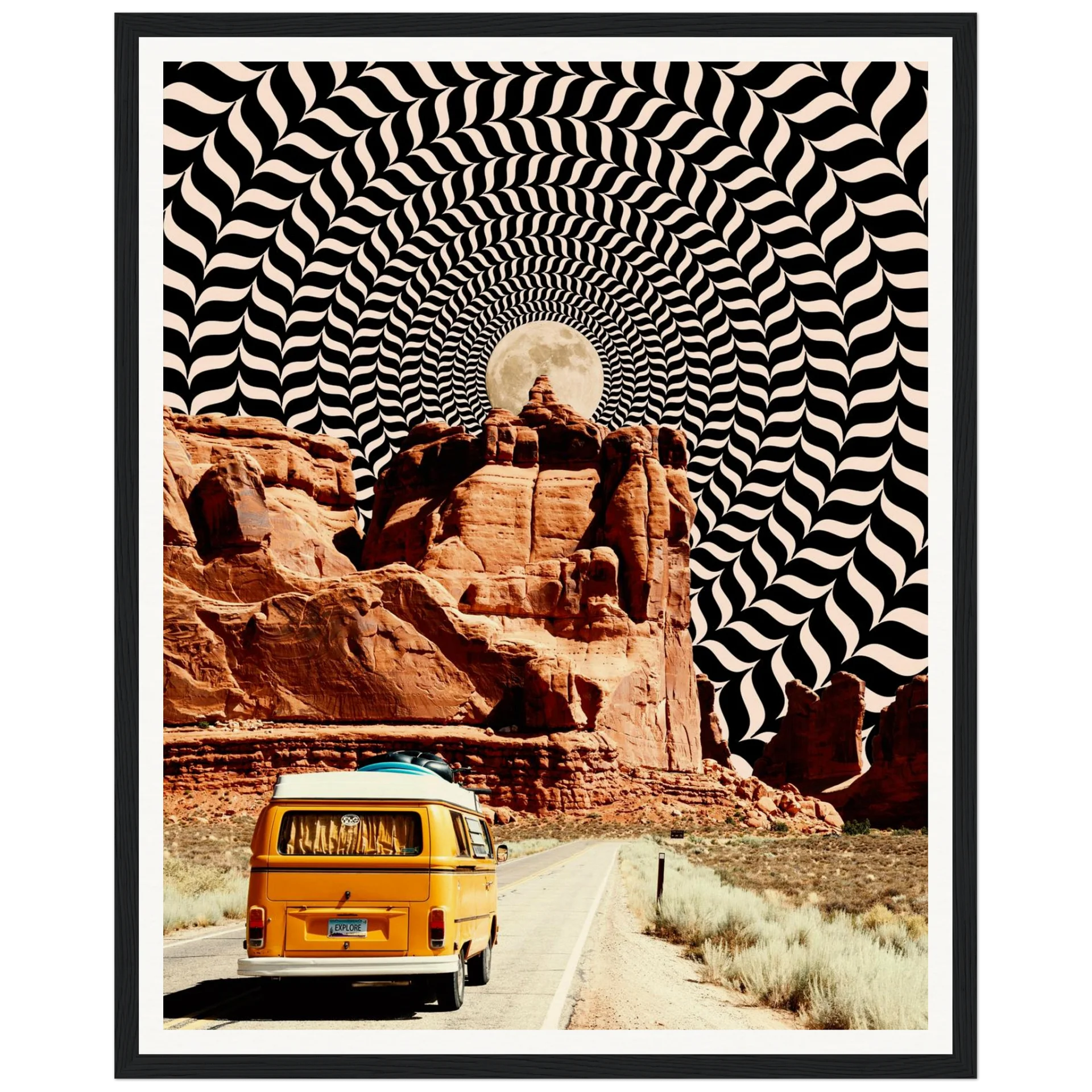 Trippy Road Trip Wall Art