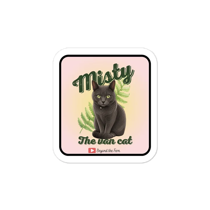 Misty the van cat sticker product image (1)