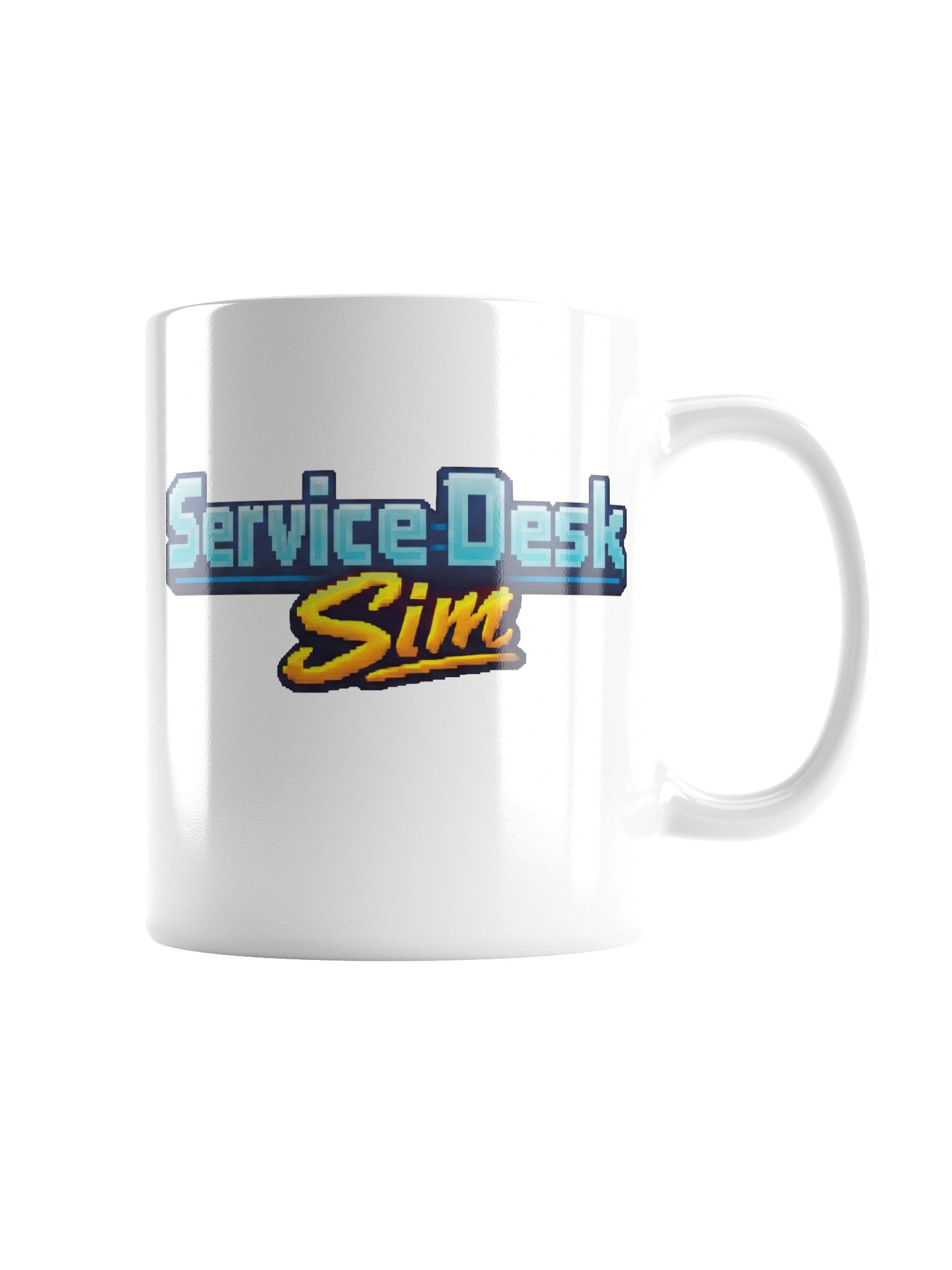 Service Desk Sim Logo White Mug product image (3)