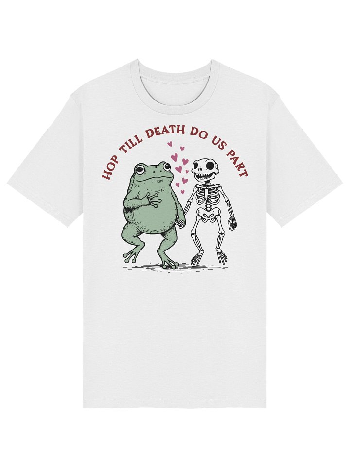 Hop Till Death Do Us Part Frog T-Shirt product image (1)